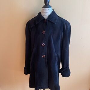 ESCALADE PARIS Vintage Lamb Fleece Swing Coat O/S